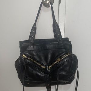 Botkier black leather handbag